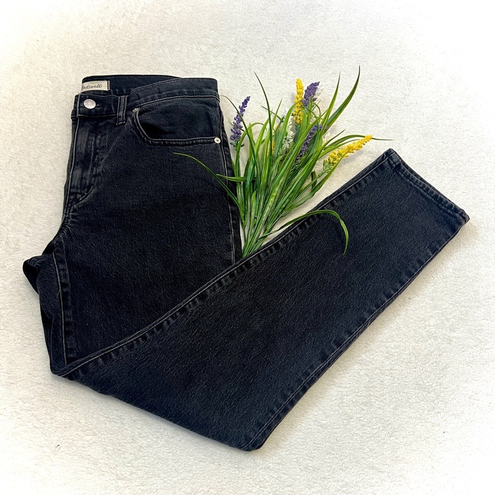Madewell Charcoal High Rise The Slim Boy Jean - 27 (measures 31")